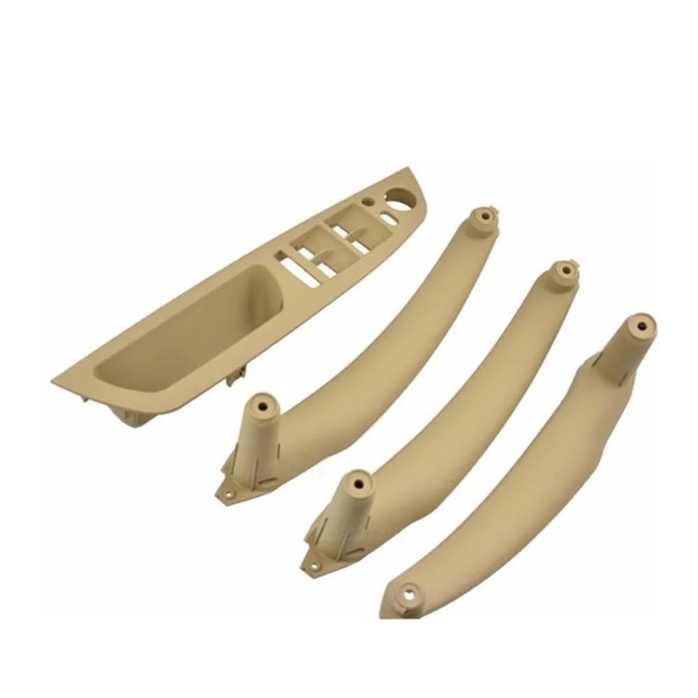 TEAKEA Links rechts innen Türgriffe Für E70 Für X5 Für SAV 2007-2013 Linke Rechte Seite Auto-Innenausstattung Armlehne Türverkleidung Griff Pull Trim-Abdeckung(Beige Full 4 Pcs) von TEAKEA