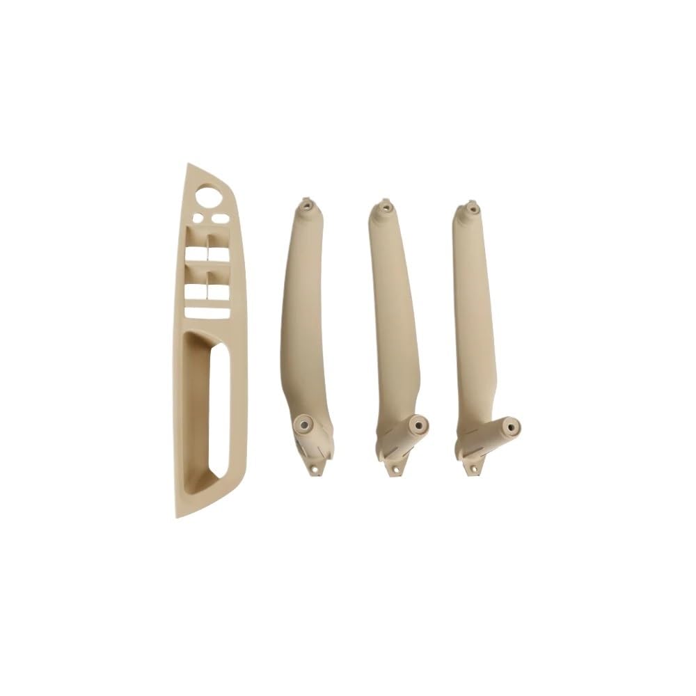 TEAKEA Links rechts innen Türgriffe Für E71 Für E72 Für X5 Für X6 2007-2013 LHD RHD Armlehne Auto Innentürgriff Innenverkleidung Pull Trim Abdeckung Ersatz(LHD Beige Model A) von TEAKEA