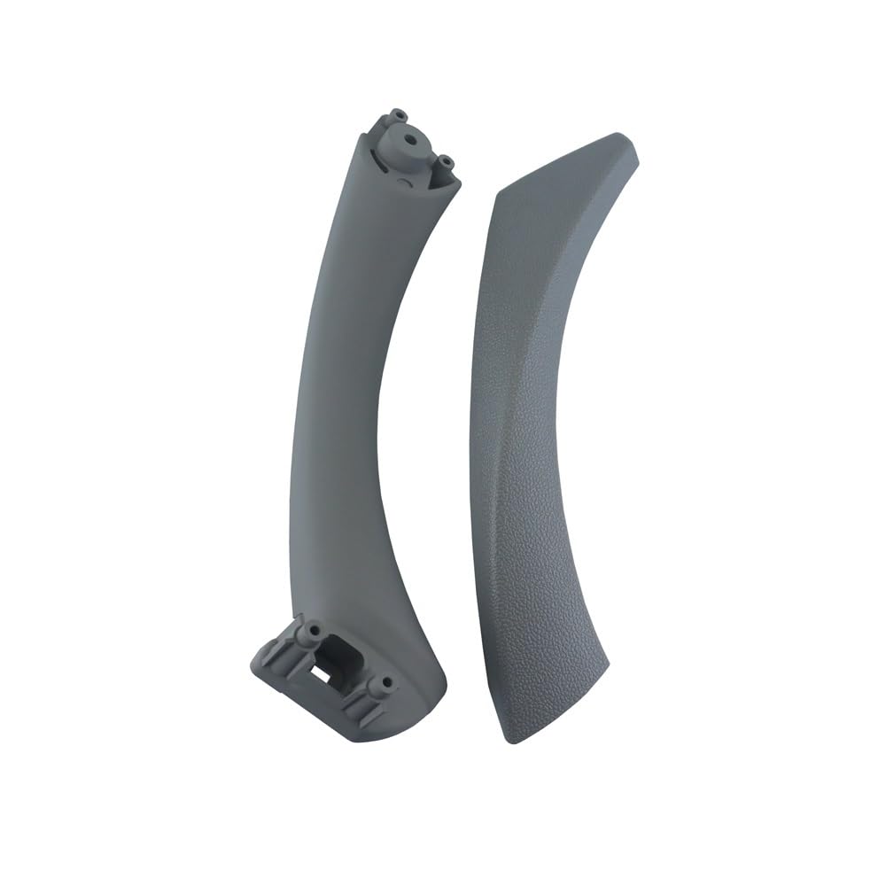 TEAKEA Links rechts innen Türgriffe Für E90 Für E91 Für 3er-Serie 2005-2012 51417230853 Auto Innen Links Rechts Innengriff Türverkleidung Pull Trim Cover(Left Gray 2pcs) von TEAKEA