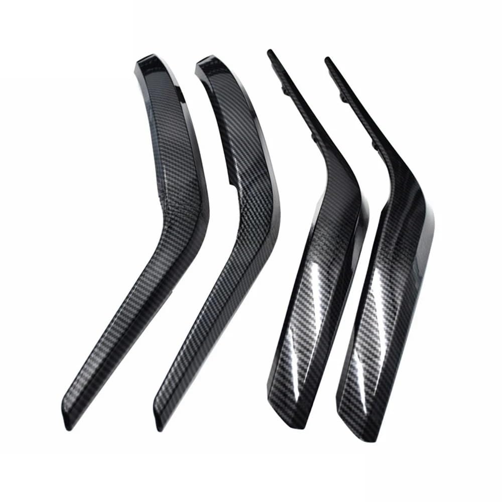 TEAKEA Links rechts innen Türgriffe Für X1 Für E84 2010-2016 Auto-Innentürverkleidungsgriffabdeckung Auto Links Rechts Innentür Armlehne Pull Trim-Abdeckung(Carbon Fiber-Set) von TEAKEA