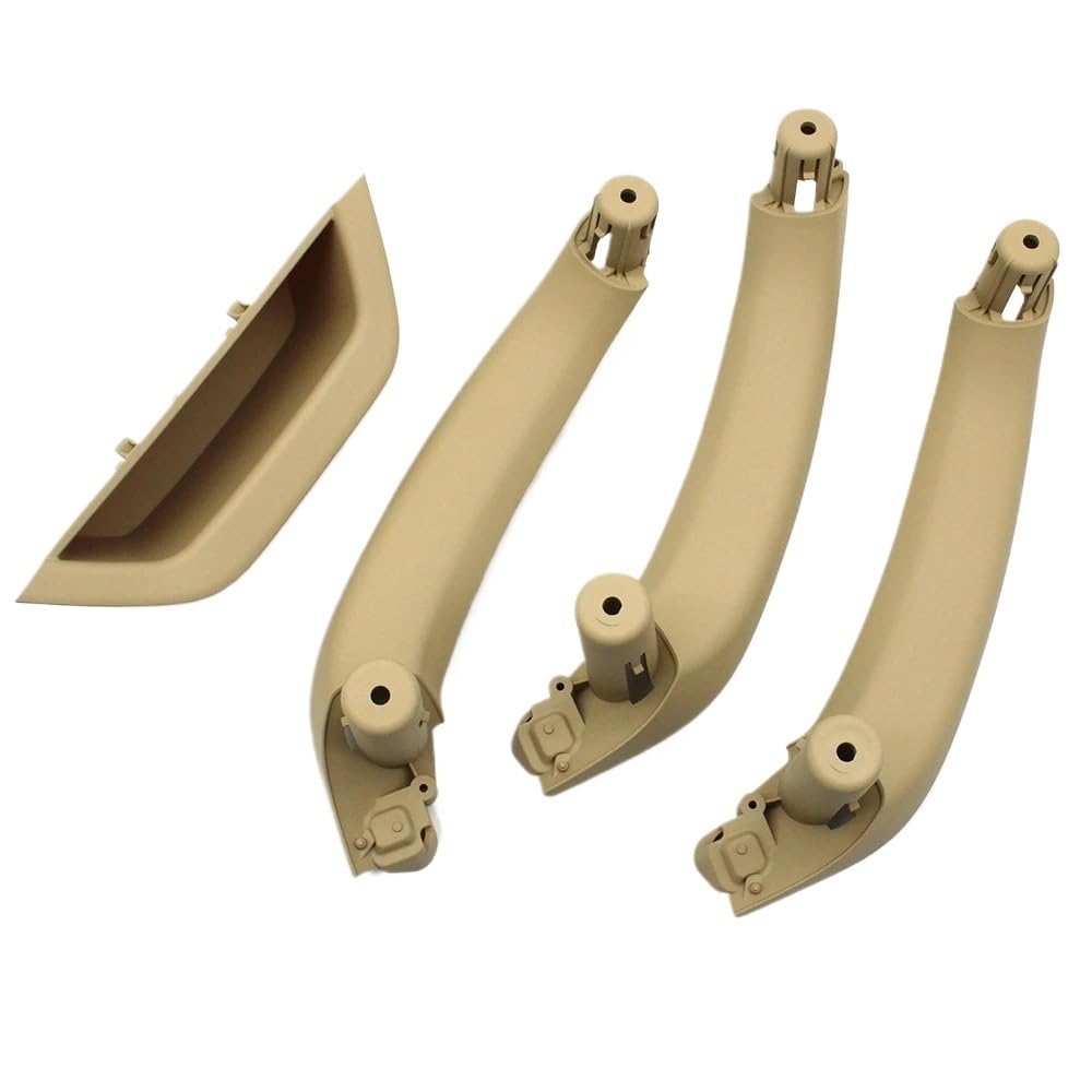 TEAKEA Links rechts innen Türgriffe Für X3 Für X4 Für F25 Für F26 2010-2016 Innenausstattung Autotür Armlehne Panel Kunststoff Türgriff Abdeckung Trim Ersatz(Beige 4PCS Set) von TEAKEA