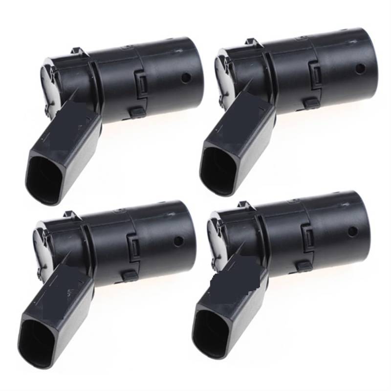 TEAKEA Park Assist Objektsensor Für A3 2004 2005 2006 2007 2008 PDC Parkplatz Sensor 7H0919275D Vorne Und Hinten PDC Reverse Parkplatz Sensor(Black 4 pcs) von TEAKEA