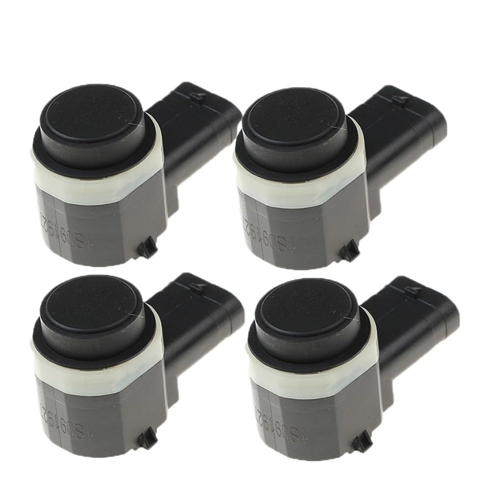 TEAKEA Park Assist Objektsensor Für A4 Für A5 Für A6 Für A7 Für A8 Für Q5 Für Q7 1S0919275 4H0919275 PDC Parkplatz Sensor Umkehr(Black 4 pcs) von TEAKEA