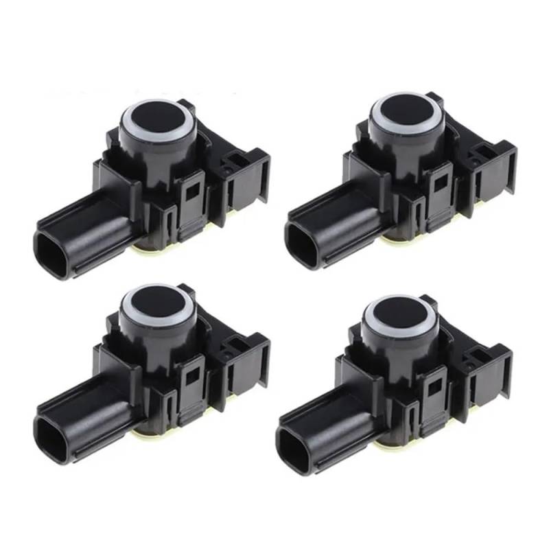 TEAKEA Park Assist Objektsensor Für CX-5 GMK6-67UC1 GMK667UC1 PDC Parken Sensor PDC Rückfahr Assist Sensor Auto Zubehör(Black 4 PCS) von TEAKEA