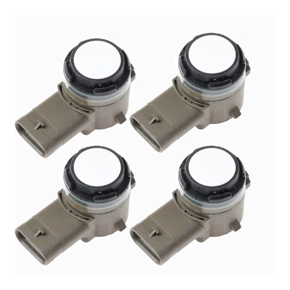 TEAKEA Park Assist Objektsensor Für Focus IV Für Escape Für Explorer Für Expedition JU5T-15K859-ACW JU5T15K859ACW PDC Parksensor(White 4 PCS) von TEAKEA