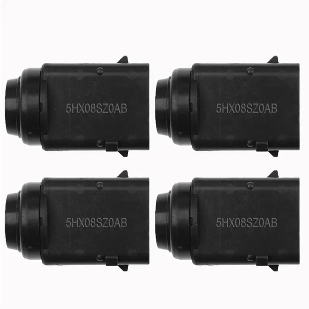 TEAKEA Park Assist Objektsensor Für Grand Für Cherokee 2005-2008 Rückfahrassistent Sensor 5HX08SZ0AB PDC Parkplatz Sensor(Black 4 pcs) von TEAKEA