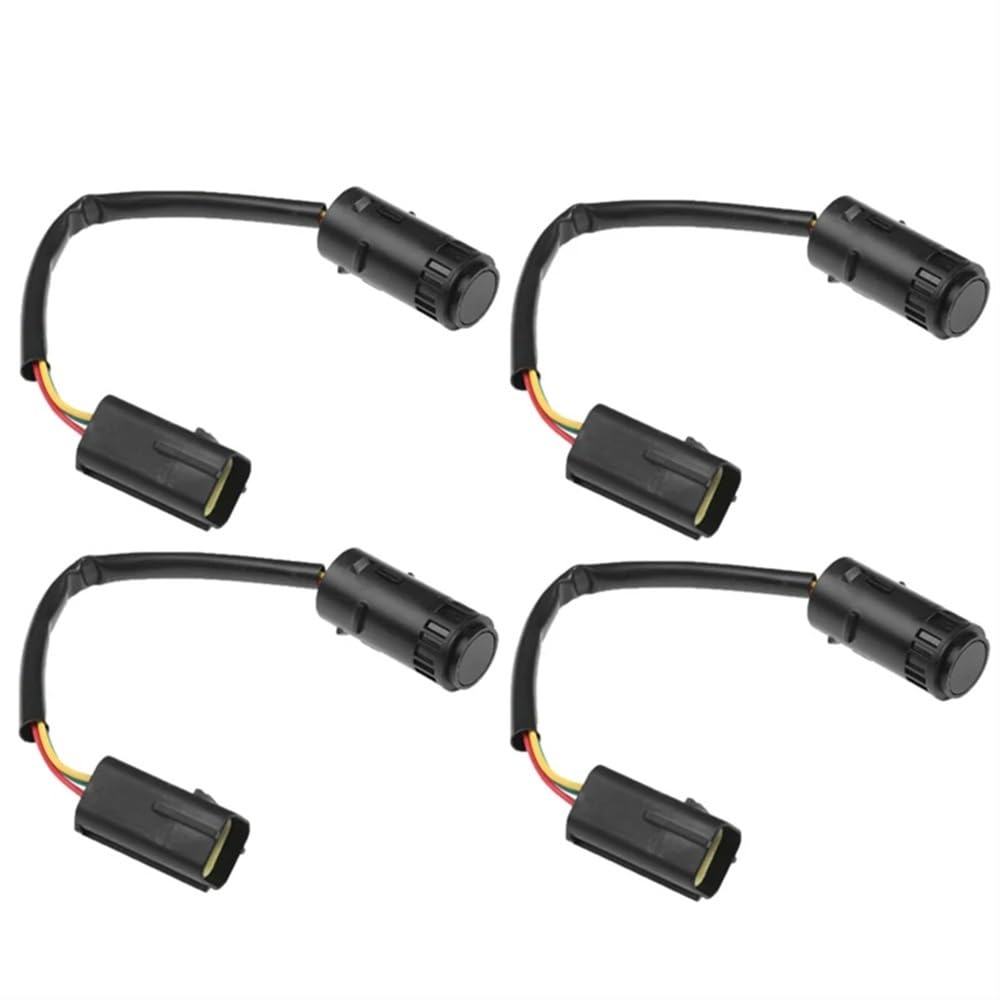 TEAKEA Park Assist Objektsensor Für Hyundai Für Santa Fe 95700-2B100 PDC Parkplatz Sensor Park Assist System Auto 957002B100(Black 4 pcs) von TEAKEA