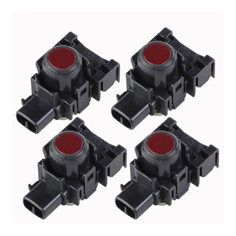 TEAKEA Park Assist Objektsensor Für Impreza 87621-FL000-W6 87621FL000W6 PDC Parkplatz Sensor Stoßstange Reverse Unterstützen Rückfahr Unterstützen Sensor(Red 4 PCS) von TEAKEA