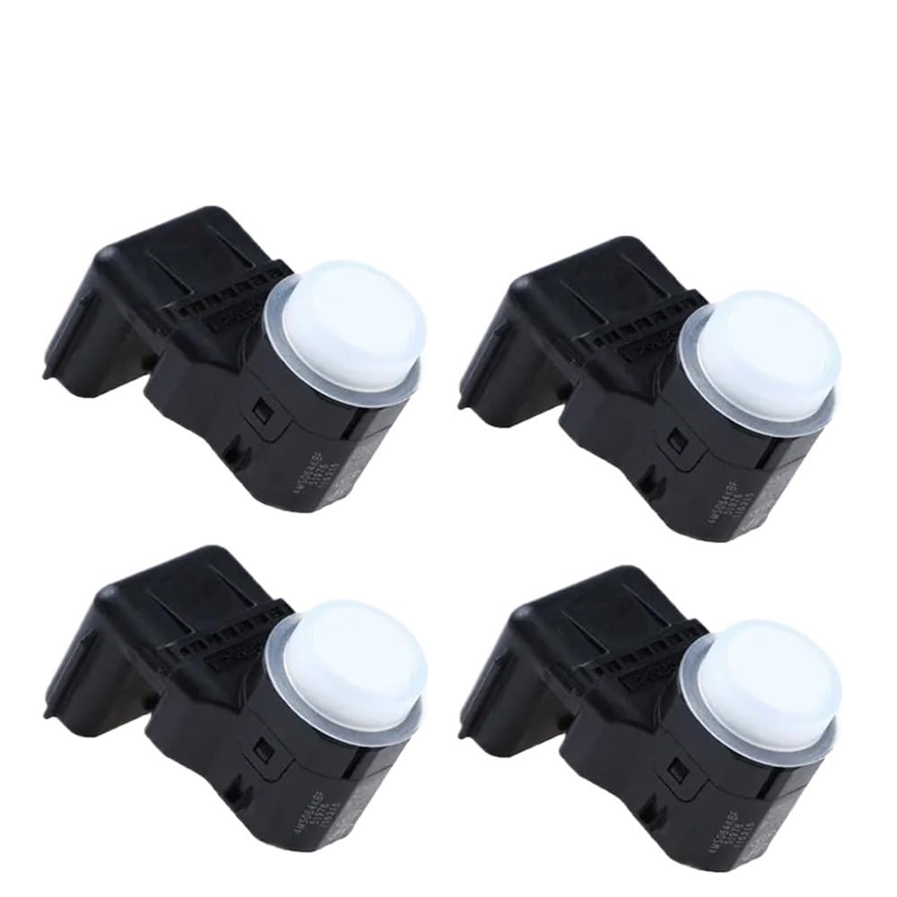 TEAKEA Park Assist Objektsensor Für Kia 95720-C5050 95720C5050 Einparkhilfe Sensor 4MS064KBD 4PCS Weiße Farbe PDC Parkplatz Sensor von TEAKEA