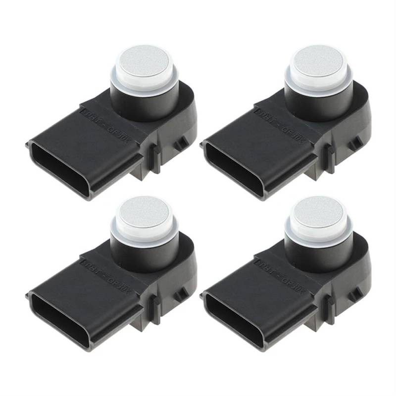 TEAKEA Park Assist Objektsensor Für Kia 95720-J5310 Rückfahrassistent Sensor 95720J5310 4PCS PDC Parkplatz Sensor Park Assist Objekt Sensor(Silver) von TEAKEA