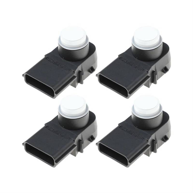 TEAKEA Park Assist Objektsensor Für Kia 95720-J5310 Rückfahrassistent Sensor 95720J5310 4PCS PDC Parkplatz Sensor Park Assist Objekt Sensor(White) von TEAKEA