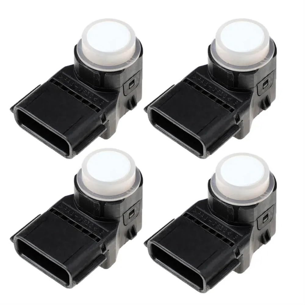 TEAKEA Park Assist Objektsensor Für Kia Rückfahrassistent Sensor 96890-C1200 96890C1200 Auto Zubehör PDC Parkplatz Sensor(White 4 PCS) von TEAKEA