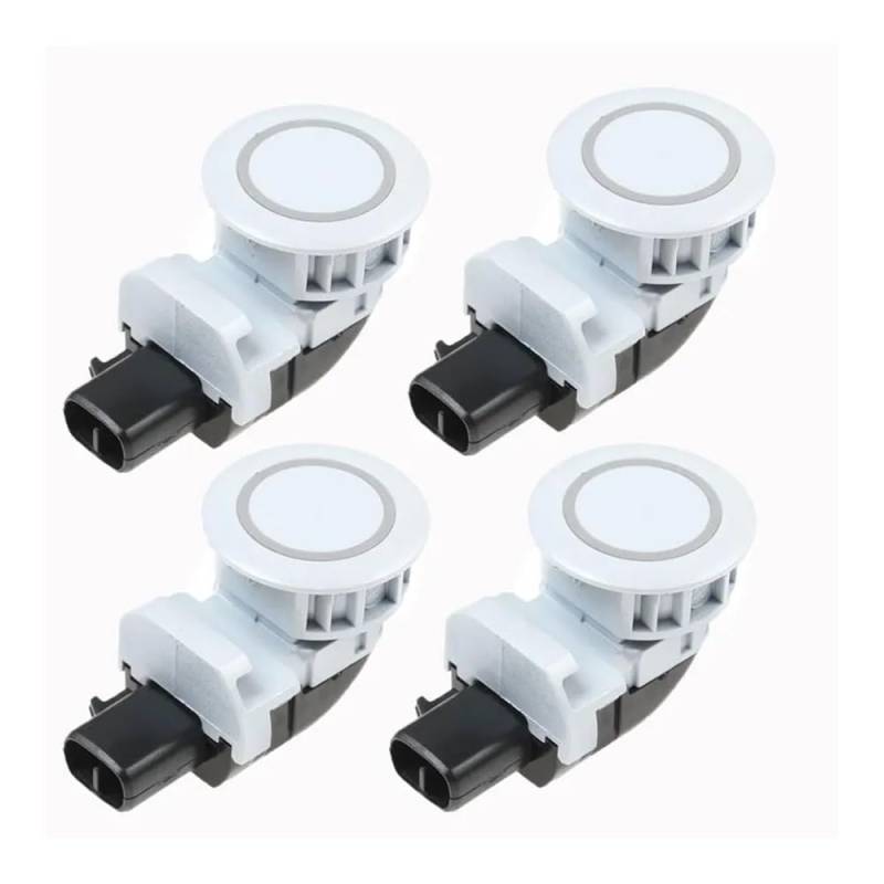 TEAKEA Park Assist Objektsensor Für LS430 4.3L 89341-50050 8934150050 PDC Parkplatz Sensor Einparkhilfe Rückfahr Assist Sensor(White 4 PCS) von TEAKEA