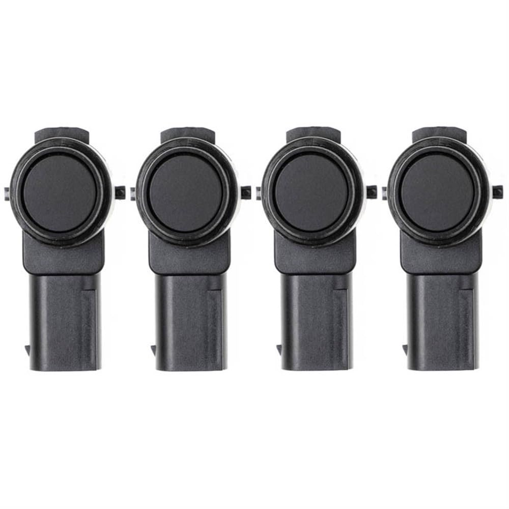 TEAKEA Park Assist Objektsensor Für Peugeot 307 308 407 9663821577 9663821577XT PDC Parkplatz Sensor PDC Rückfahr Unterstützen Sensor(Black 4 PCS) von TEAKEA