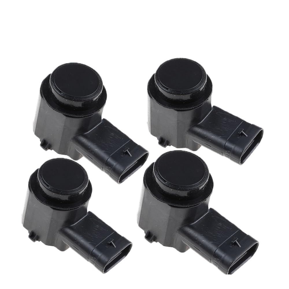 TEAKEA Park Assist Objektsensor Für Q7 Für TT Für 8P Für B7 Für B8 Für C6 PDC Parkplatz Sensor 3C0919275P Rückfahr Assist Sensor(Black 4 pcs) von TEAKEA