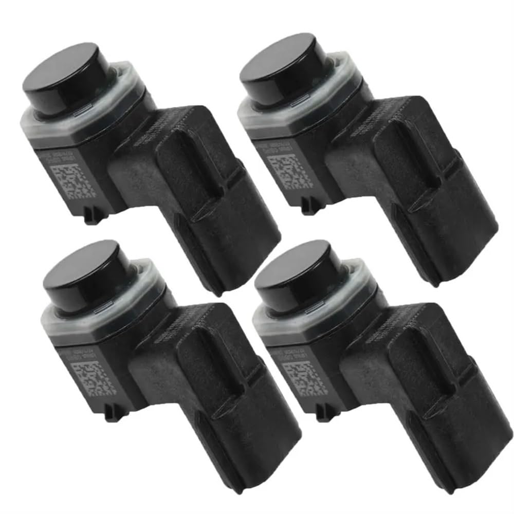 TEAKEA Park Assist Objektsensor Für X-Trail Für NV300 28438-4EA0A Rückfahrassistent Sensor 284384EA0A PDC Parkplatz Sensor(Black 4 pcs) von TEAKEA