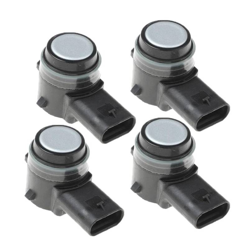 TEAKEA Park Assist Objektsensor Für X3 Für X4 Für X5 Für X6 Für F15 Für F16 2014-2018 PDC Parksensor 66209283200 PDC Parksensor(Sliver 4 pcs) von TEAKEA