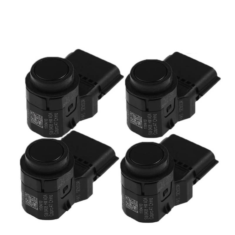 TEAKEA Park Assist Objektsensor PDC Rückfahrassistent Sensor 95720-4T600 957204T600 6 Pins Rückfahr PDC Parkplatz Sensor Für Kia(Black 4 pcs) von TEAKEA