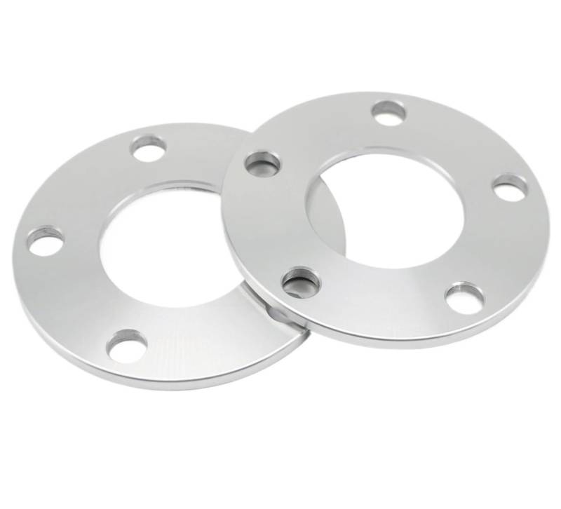 TEAKEA Spurverbreiterungen Spurplatten 1 Paar 5 X 100 Mm Billet-HubCentric-Spurverbreiterungen, 9 Mm 10 Mm Dicke, 56,1 Mm Nabenbohrung, Verbreiterte Radnaben-Distanzscheiben(10mm) von TEAKEA