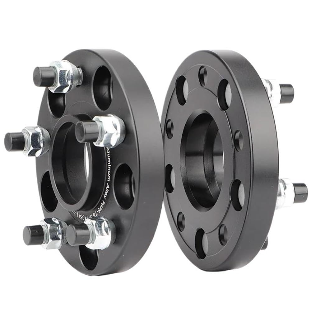 TEAKEA Spurverbreiterungen Spurplatten 2 Stück 15 20 Mm 7075 Aluminium Geschmiedete Spurverbreiterungsadapter PCD 5x114,3 CB 64,1 Mm 5 Lug Universal Car(2PCS 15MM) von TEAKEA