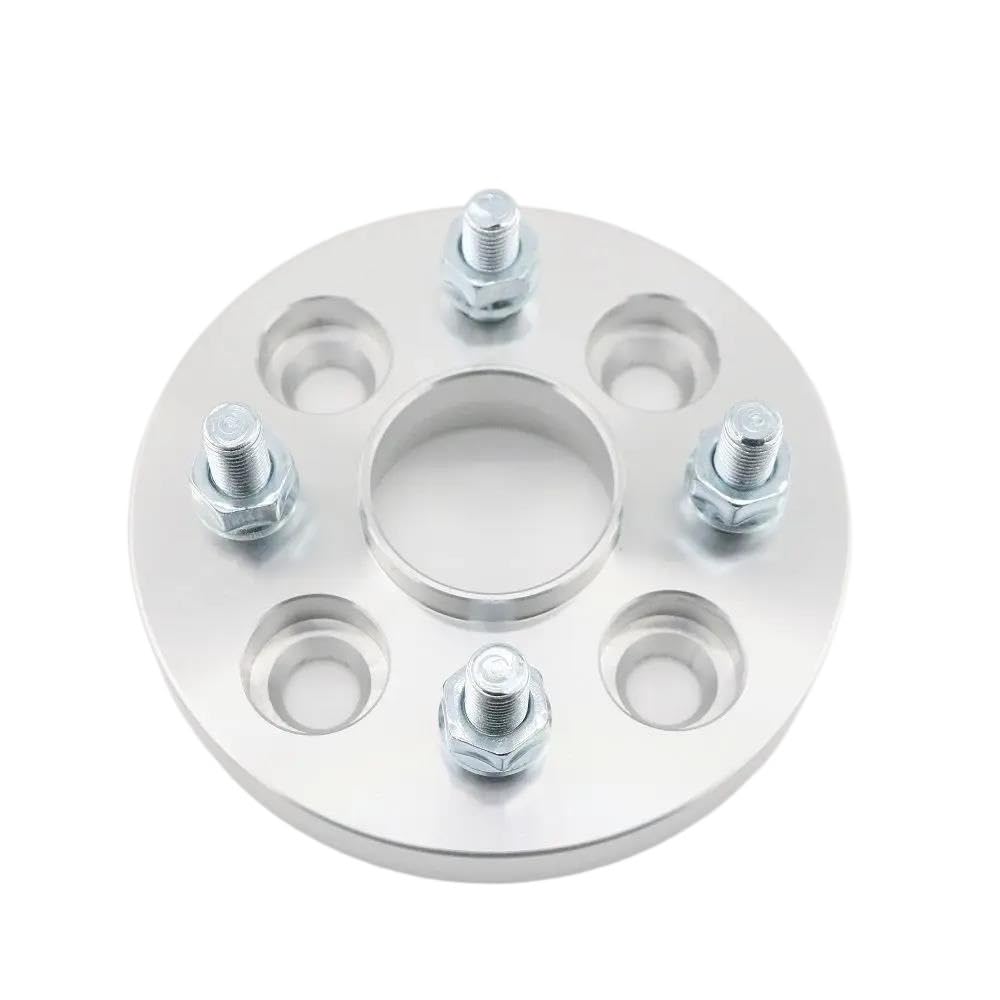 TEAKEA Spurverbreiterungen Spurplatten 2 Stück Spurverbreiterungsadapter Aluminium PCD 4x100 CB 57,1 Dicke 15mm 20mm Bolzen 12x1,5 Autofelgen Zubehör(15mm) von TEAKEA