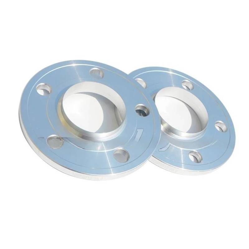 TEAKEA Spurverbreiterungen Spurplatten 4Stück Customized Konvertierung Radabstandshalter Adapter Geschmiedete Aluminiumlegierung 10mm 5x112 66.6mm Mit Konischen 14x1.25 Bolzen(Silver) von TEAKEA