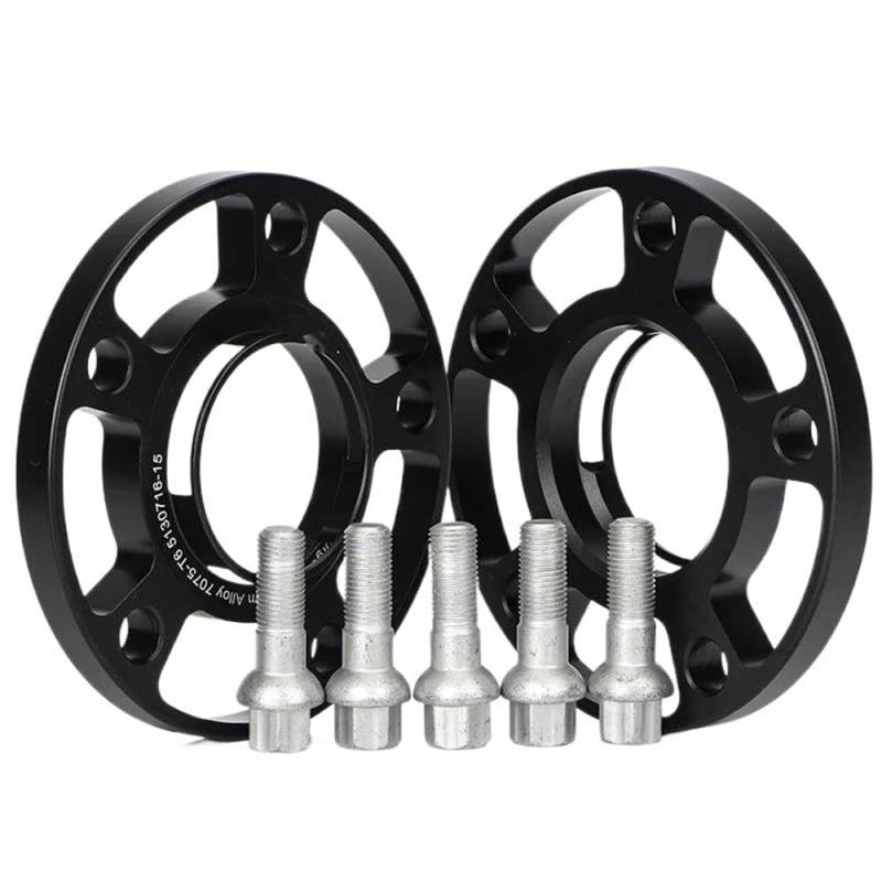 TEAKEA Spurverbreiterungen Spurplatten Für 718 Für 911 Für Cayenne 2-teiliges 12 15 20 Mm 7075 Aluminium-Schmiederad-Adapter-Distanzstück PCD 5x130 CB 71,6 Mm(2PCS 12mm) von TEAKEA