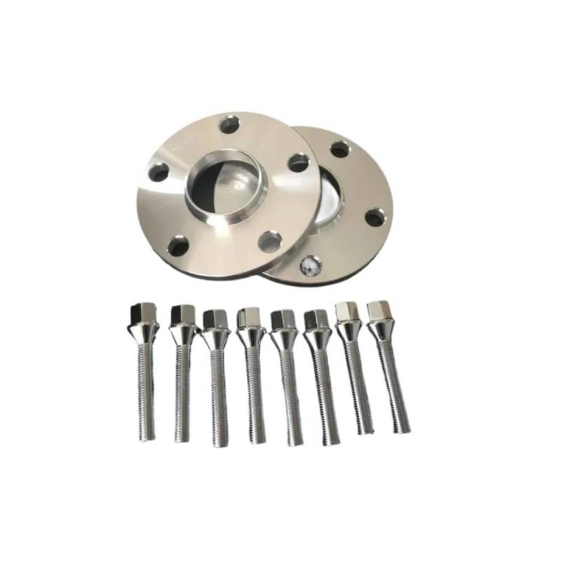 TEAKEA Spurverbreiterungen Spurplatten Für E36 Für E46 Für E60 Für E61 2 Stück 12 Mm/15 Mm/20 Mm Hubcentric Spurverbreiterungen Adapter 5x120 CB 72,56 Mm Kegel-Lugschrauben(12mm) von TEAKEA