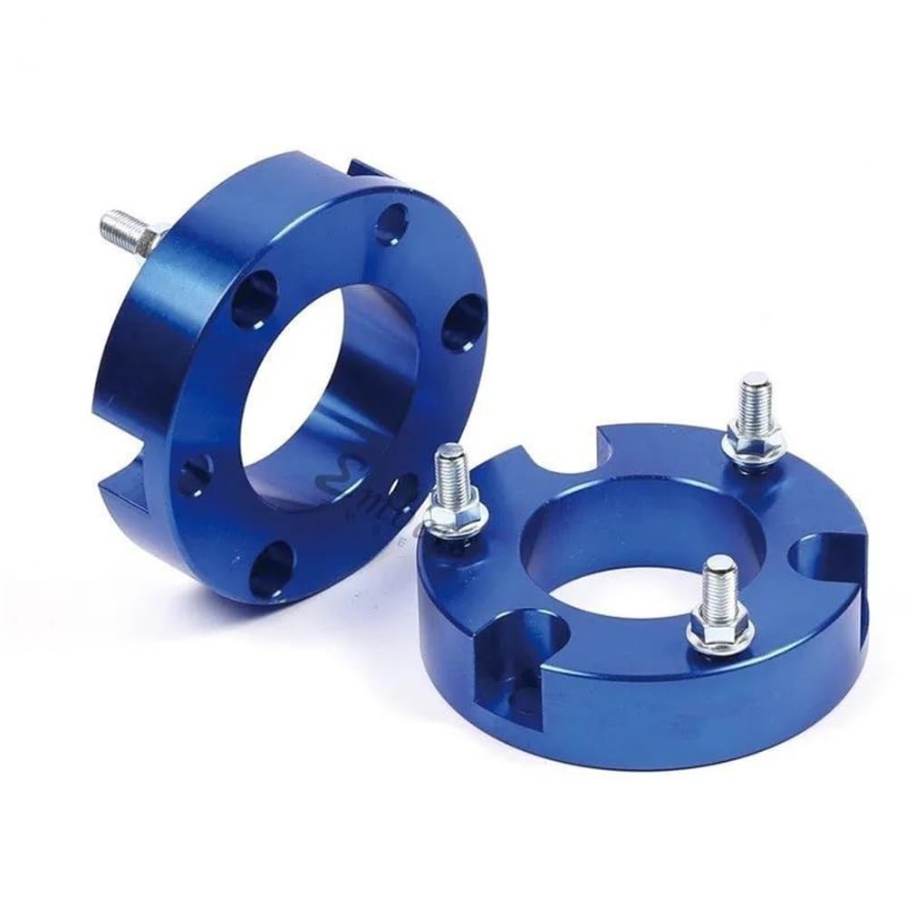 TEAKEA Spurverbreiterungen Spurplatten Für Hilux Für Revo 1 Paar Vorne Und Hinten Lift Kit Maschine Dual Shackle Comfort G Shackle Blue Tire Hub Adapters(32mm) von TEAKEA