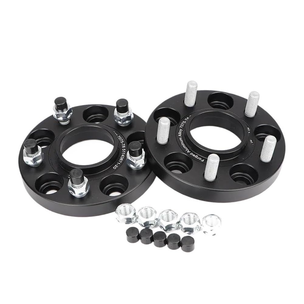 TEAKEA Spurverbreiterungen Spurplatten Für Hyundai Für Kia 2 Stück 15 20 Mm 7075 Aluminium Geschmiedete Spurverbreiterungsadapter PCD 5x114,3 CB 67,1 Mm(2PCS 30MM) von TEAKEA