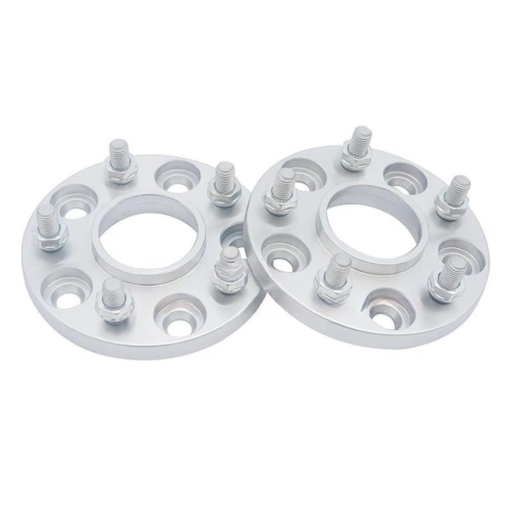 TEAKEA Spurverbreiterungen Spurplatten Für Kia Für Hyundai 2 Stücke 15mm 20mm PCD 5x114,3-67,1mm Reifen Verbreiterten Flansch Auto Rad Spacer(15mm 2pcs) von TEAKEA