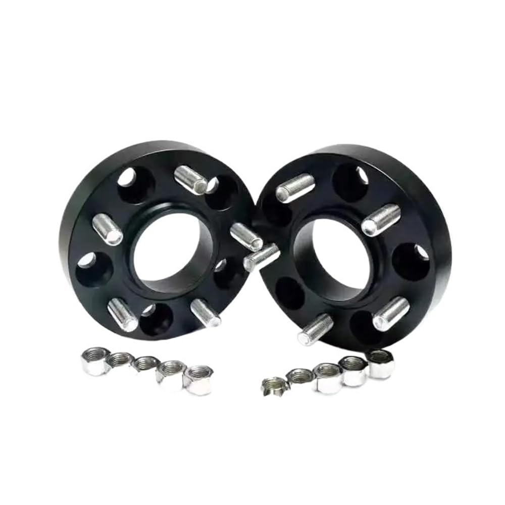 TEAKEA Spurverbreiterungen Spurplatten Für Model 3 2PCS Spurverbreiterungen 5x114,3 Hubcentric 64,1 15-35mm Aluminium Spurverbreiterung Adapter Trennscheiben M14x1,5(2 Piece 20mm) von TEAKEA