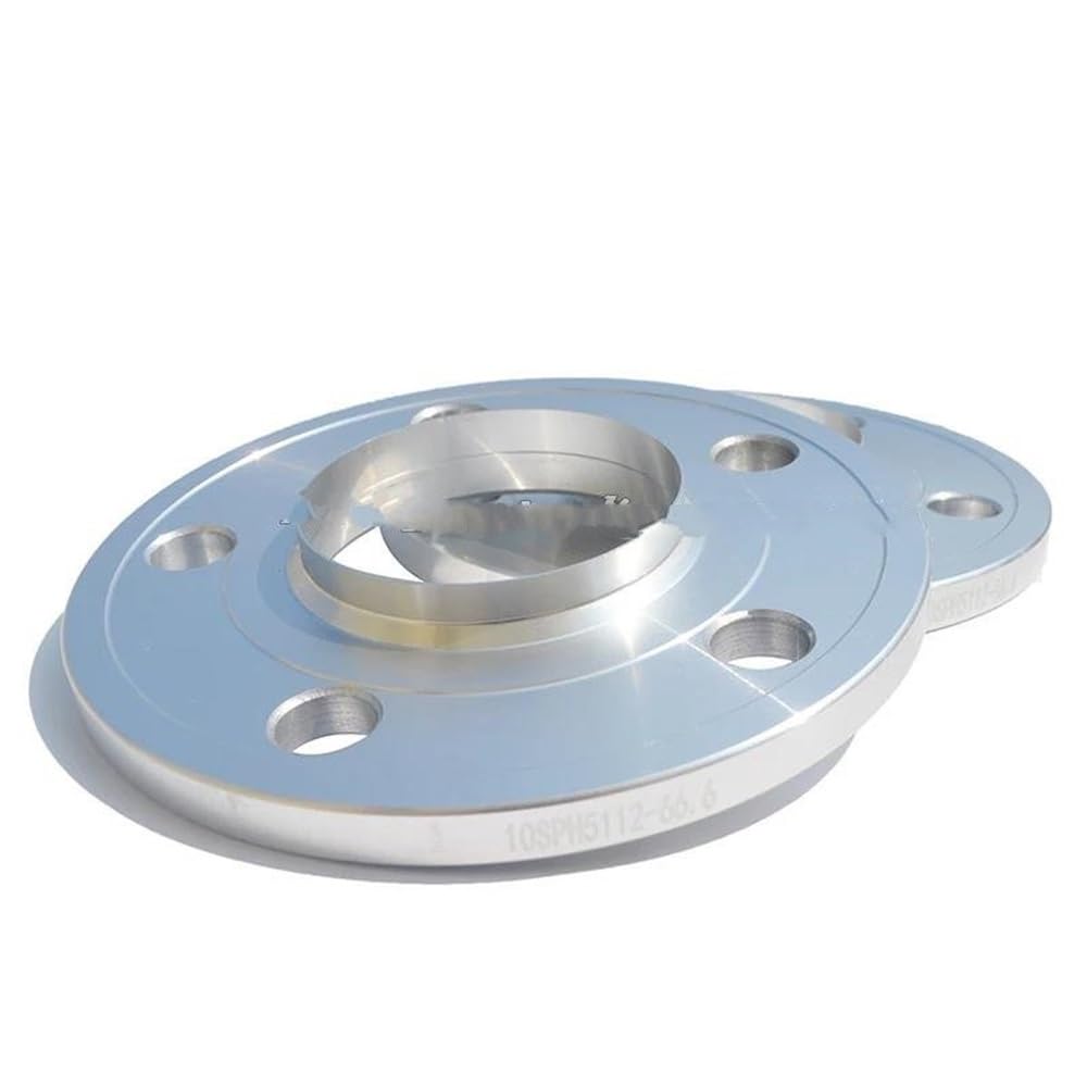 TEAKEA Spurverbreiterungen Spurplatten Für W124 Für C-Klasse Auto Modifikation 2 Stücke 10 MM PCD 5x112-66,6 Geschmiedete Legierung Auto Reifen Flansch Radnabe Spacer von TEAKEA