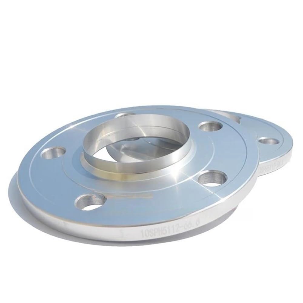 TEAKEA Spurverbreiterungen Spurplatten Für W203 Für W204 Für W208 Für W211 Für W215 Für R171 2 Stücke 10 MM PCD 5x112-66,6 Rad Verbreiterten Flansch Auto Rad Spacer von TEAKEA