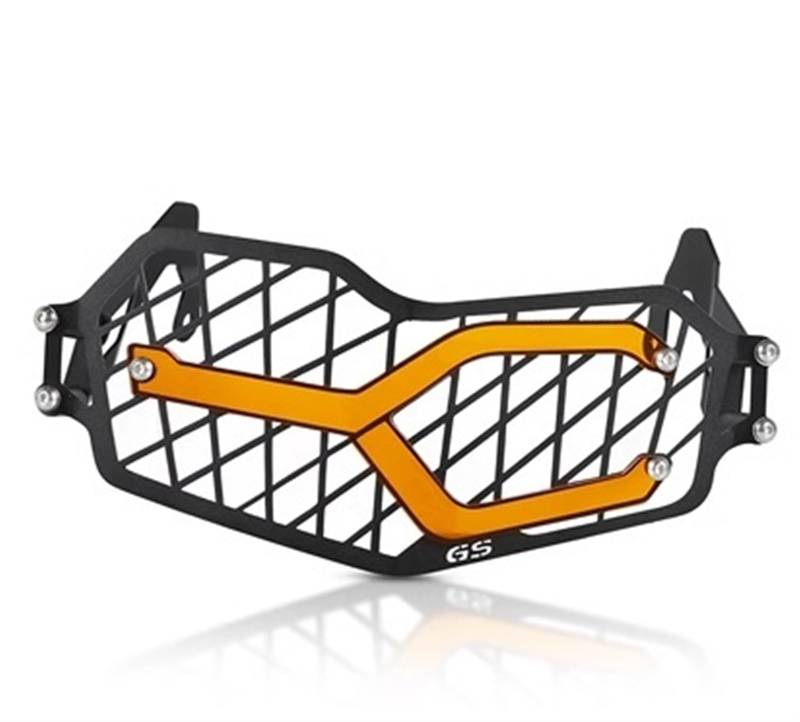 TEAUSA Passend for BMW F850GS F850 GS F 850 ​​GS Adventure 2019 2020 2021 2022 Zubehör Scheinwerfergitterabdeckung Schutz Scheinwerferschutz (Color : Orange) von TEAUSA