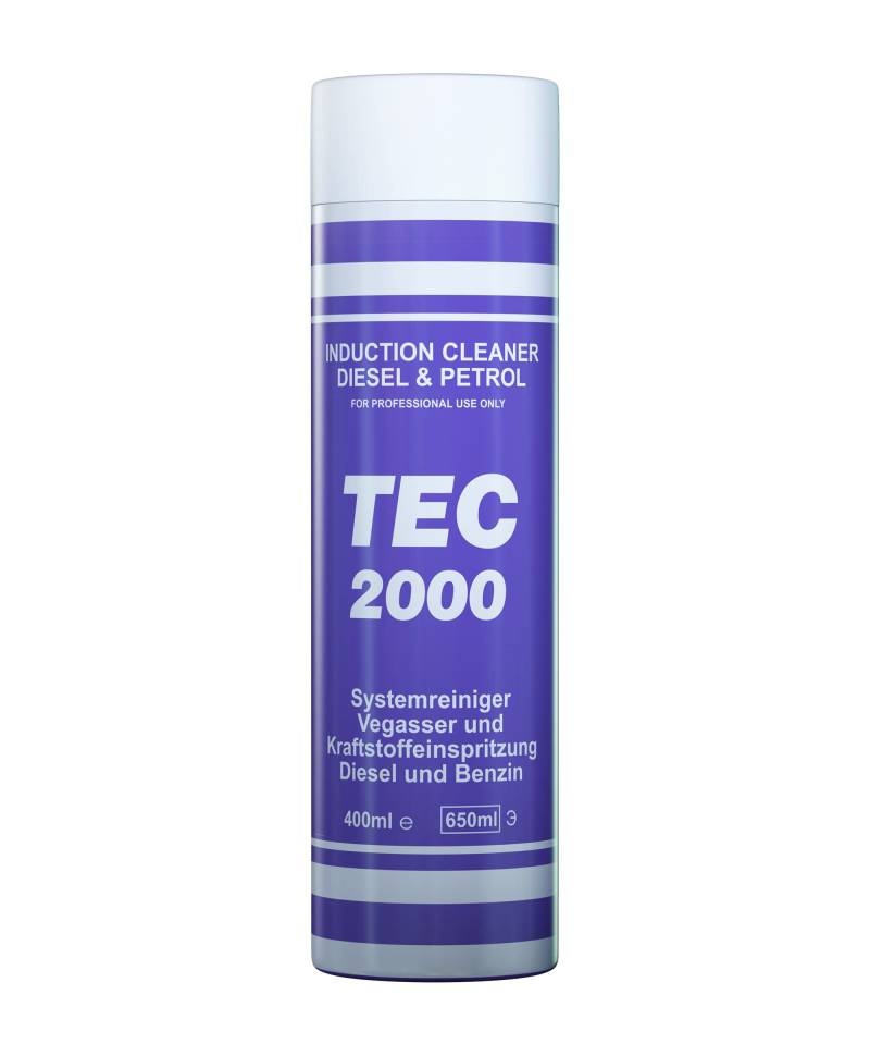 TEC 2000 Induction Cleaner 400ml Motorreiniger | Vergaser und Kraftstoff Einspritzung Reinigung | Diesel und Benzin Motorpflege | Drosselklappe DPF AGR Turbolader Reinigen | Ansaugsystemreiniger von TEC 2000