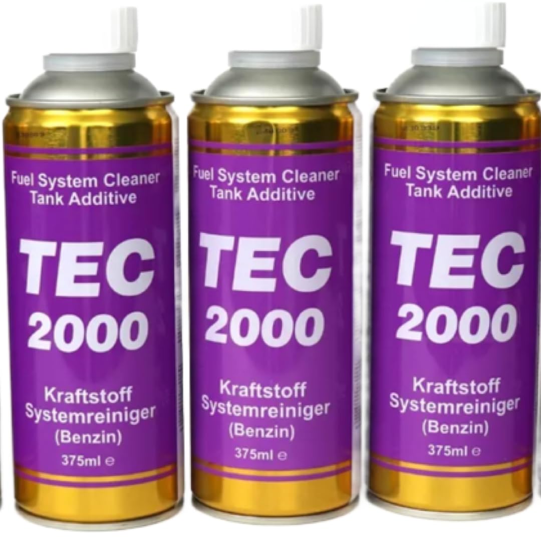 TEC 2000 Motorreiniger - Fuel System Cleaner Tank Additiv 375ml - Kraftstoff Systemreiniger Benzinzusatz - Reinigung der Injektoren Einspritzudüsen - Benzinreiniger von TEC 2000