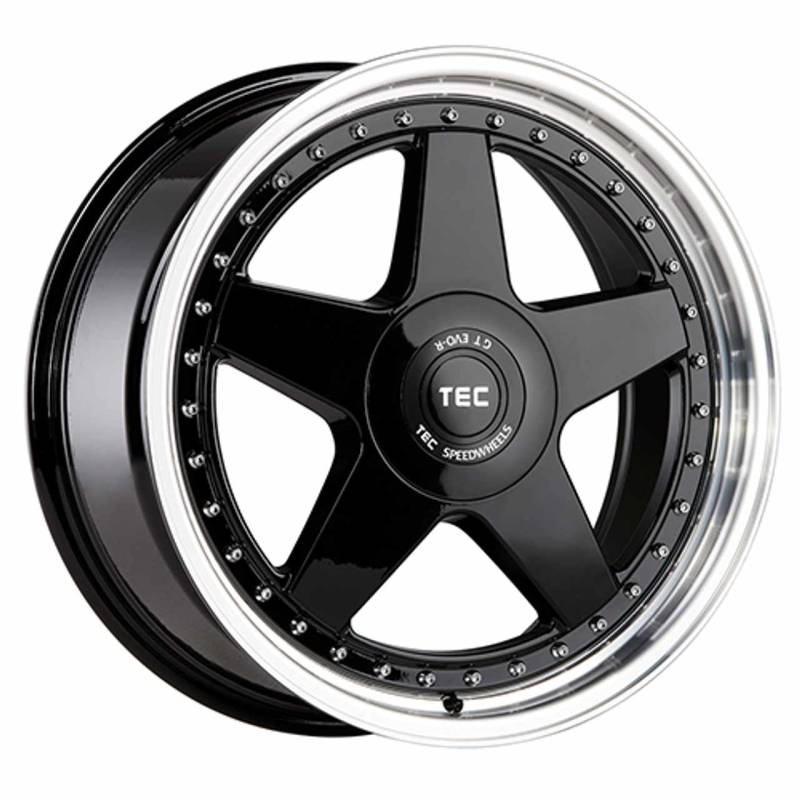 TEC-SPEEDWHEELS GT EVO black polished lip 8.0Jx18 5x112 ET35 von TEC-SPEEDWHEELS