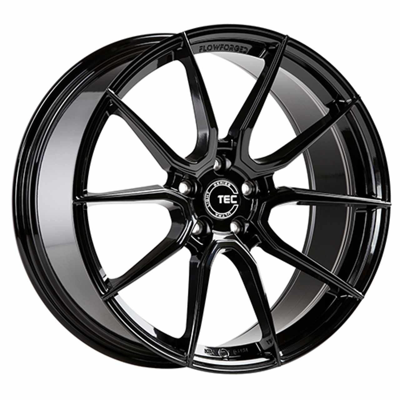 TEC-SPEEDWHEELS GT RACE-I schwarz-glanz 8.5Jx19 5x112 ET25 von TEC-SPEEDWHEELS