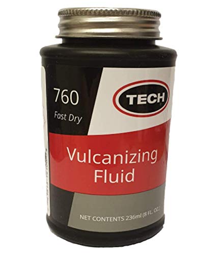 TECH Chem. Vulkanisierungslösung/Rubber Cement/Kleber Reifen Reparatur 235ml mit Pinsel Deckel Fast Drying Schnell Trocknend von TECH