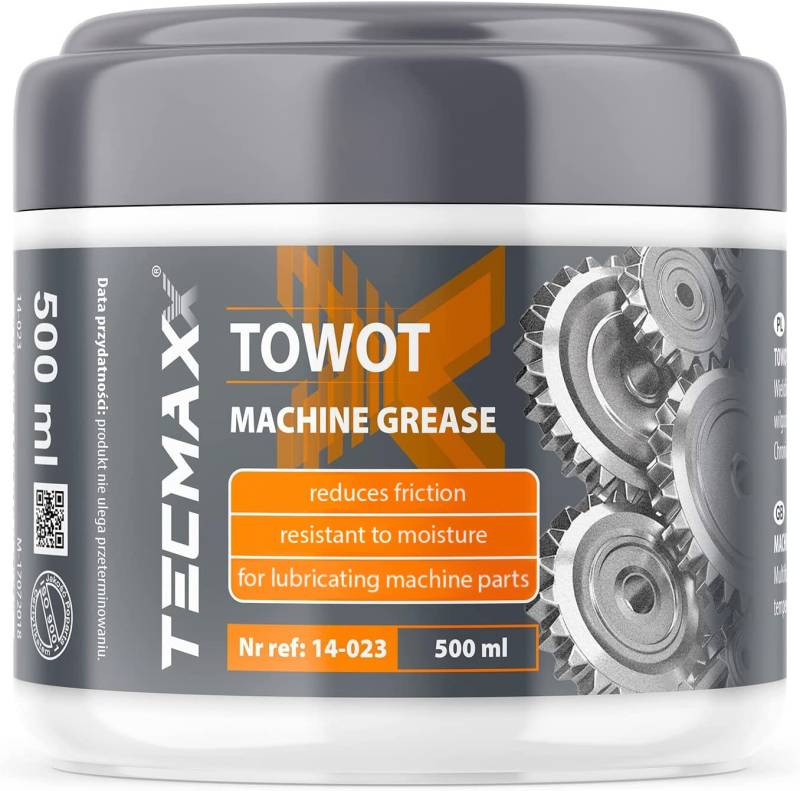 TECMAXX Mehrzweckfett “Towot” 500 ml - Lagerfett - Effizient Schmierfett - Ein reibungsminderndes Kugellagerfett - Langzeitfett von TECMAXX