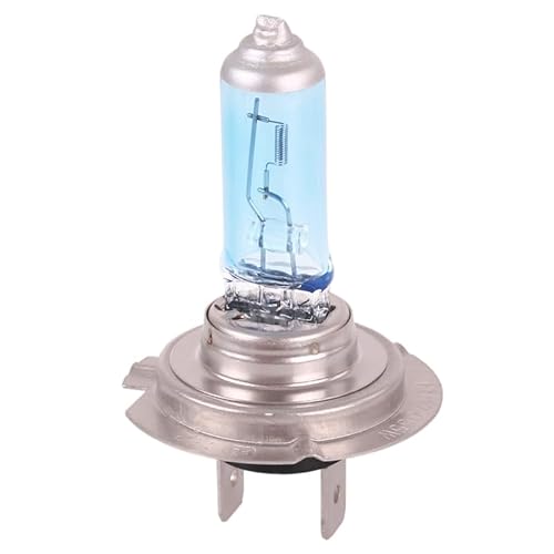 TECPO 4x H7 Birnen Xenon Optik Premium Weiß Glühbirnen 12V 55W PX26 Halogen Lampe Birne Glühbirne Abblendlicht Fernlicht Nebelscheinwerfer von TECPO