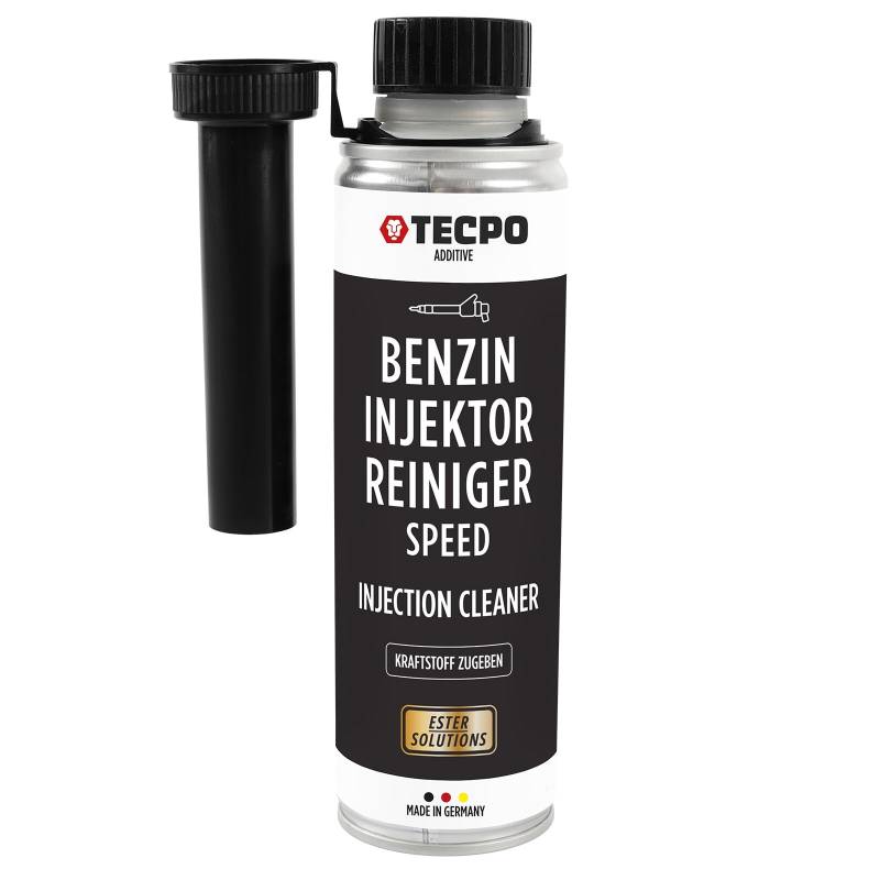 TECPO Benzin Injektor Reiniger, 300ml Additiv -Einspritzdüsen Additiv mit Ester Solution Direct Injection Speed Cleaner von TECPO