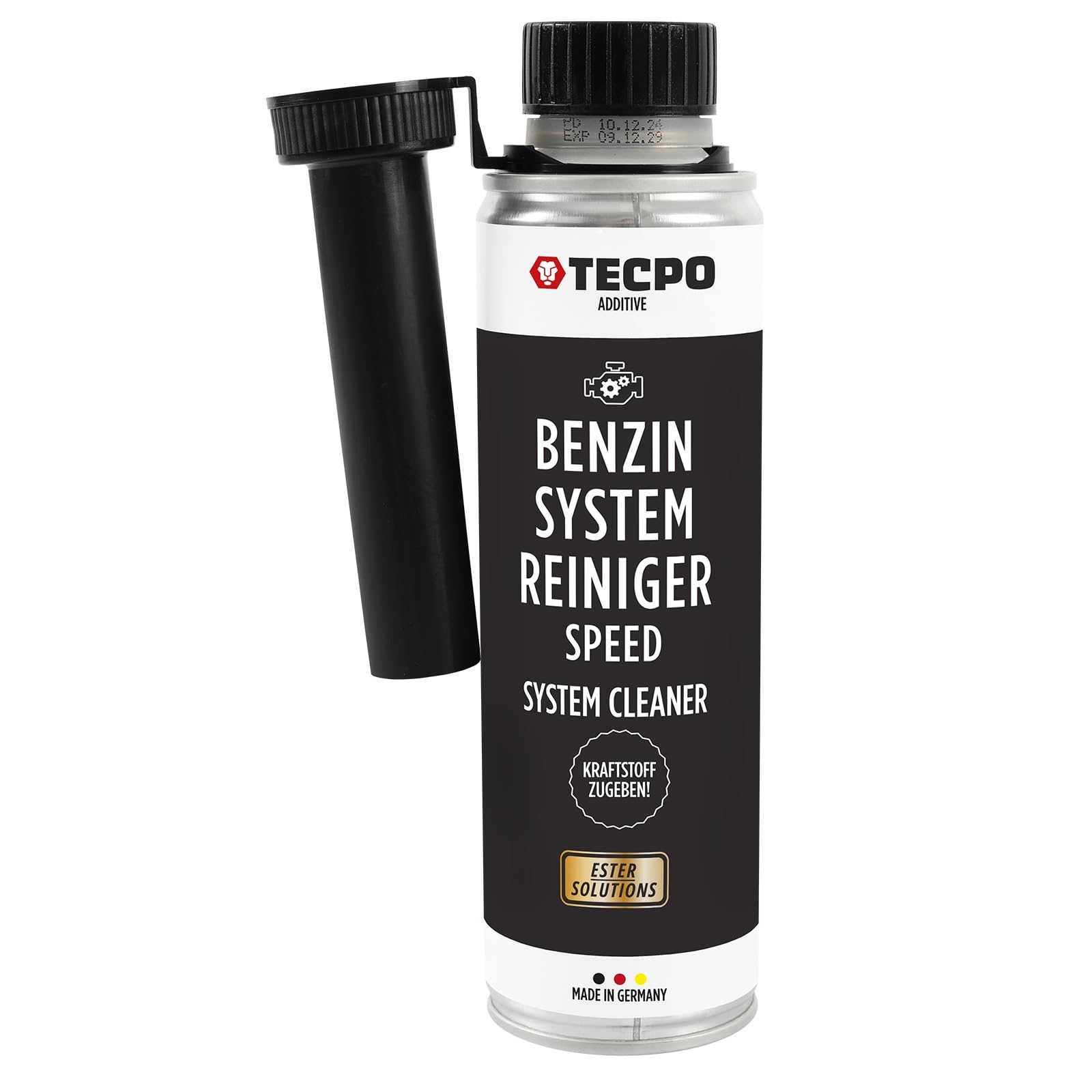 TECPO Benzin-System-Reiniger, 300ml Benzinreiniger Ester Benzin Reiniger Additiv Motor Kraftstoff Motorreiniger Kraftstoffsystemreiniger von TECPO