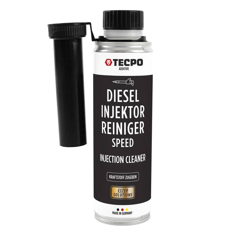 TECPO Diesel Injektor Reiniger, 300ml Additiv -Einspritzdüsen Additiv mit Ester Solution Direct Injection Speed Cleaner von TECPO