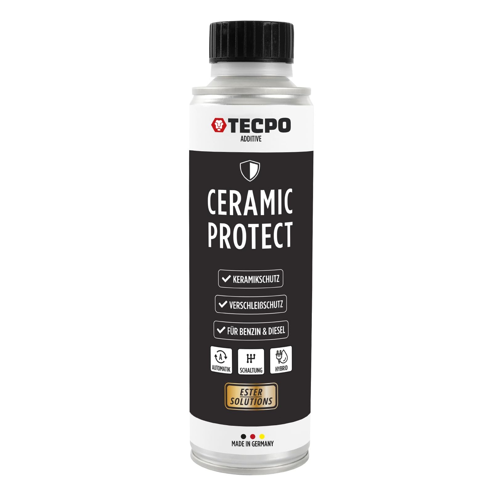 TECPO Keramik Protect Ester, 300 ml Verschleißschutz Additiv für Diesel- und Benzinmotoren Ceramic Motor Öl Zusatz Öldditiv Keramik Verschleißschutz von TECPO