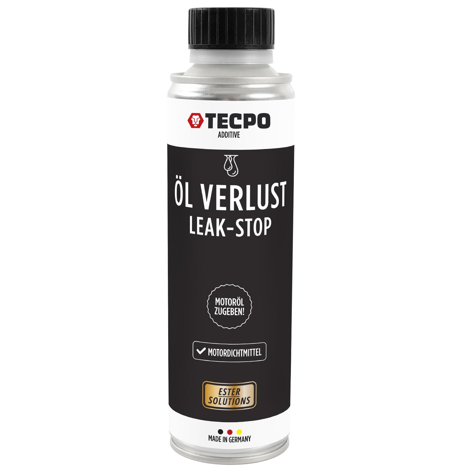 TECPO Ölverlust Stop Ester 300 ml Motordichtmittel Motor-Öl Leak Stop Ölverlust von TECPO