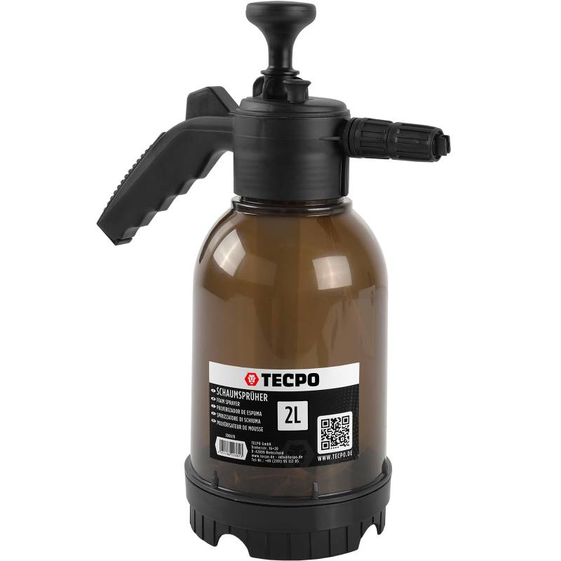 TECPO Schaumsprüher 2L Pumpsprühflasche Handsprüher Drucksprüher Sprühflasche von TECPO