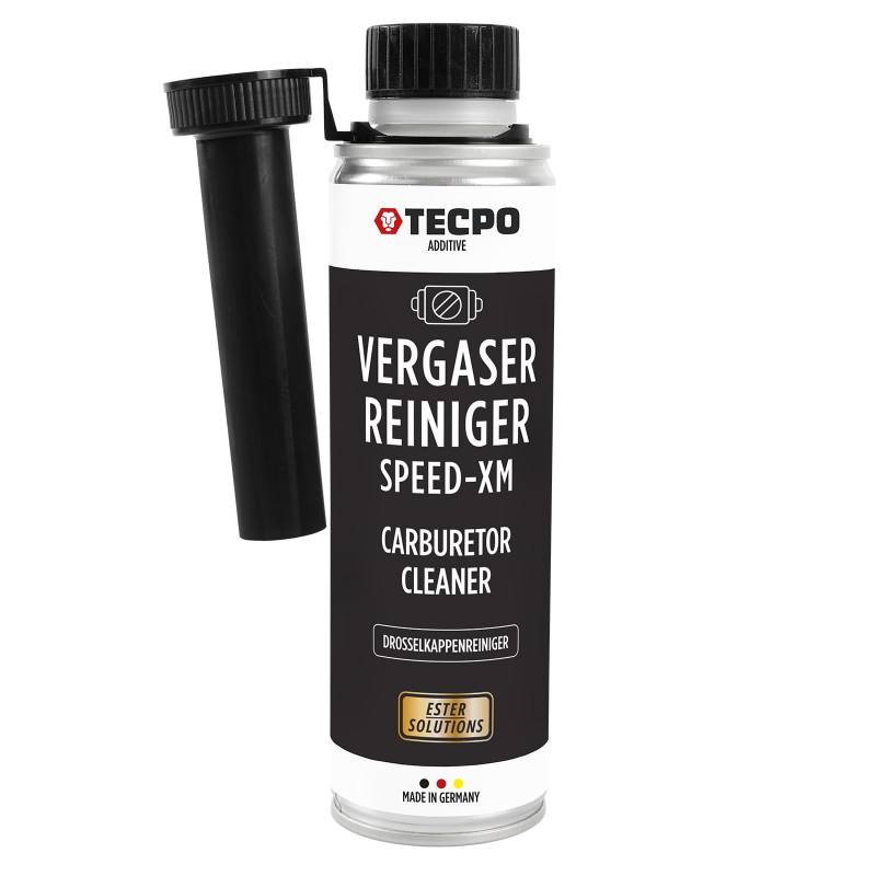 TECPO Vergaserreiniger, 300ml MTX-Additiv Ester Speed-XM -Geeignet für alle Benzinmotoren von TECPO