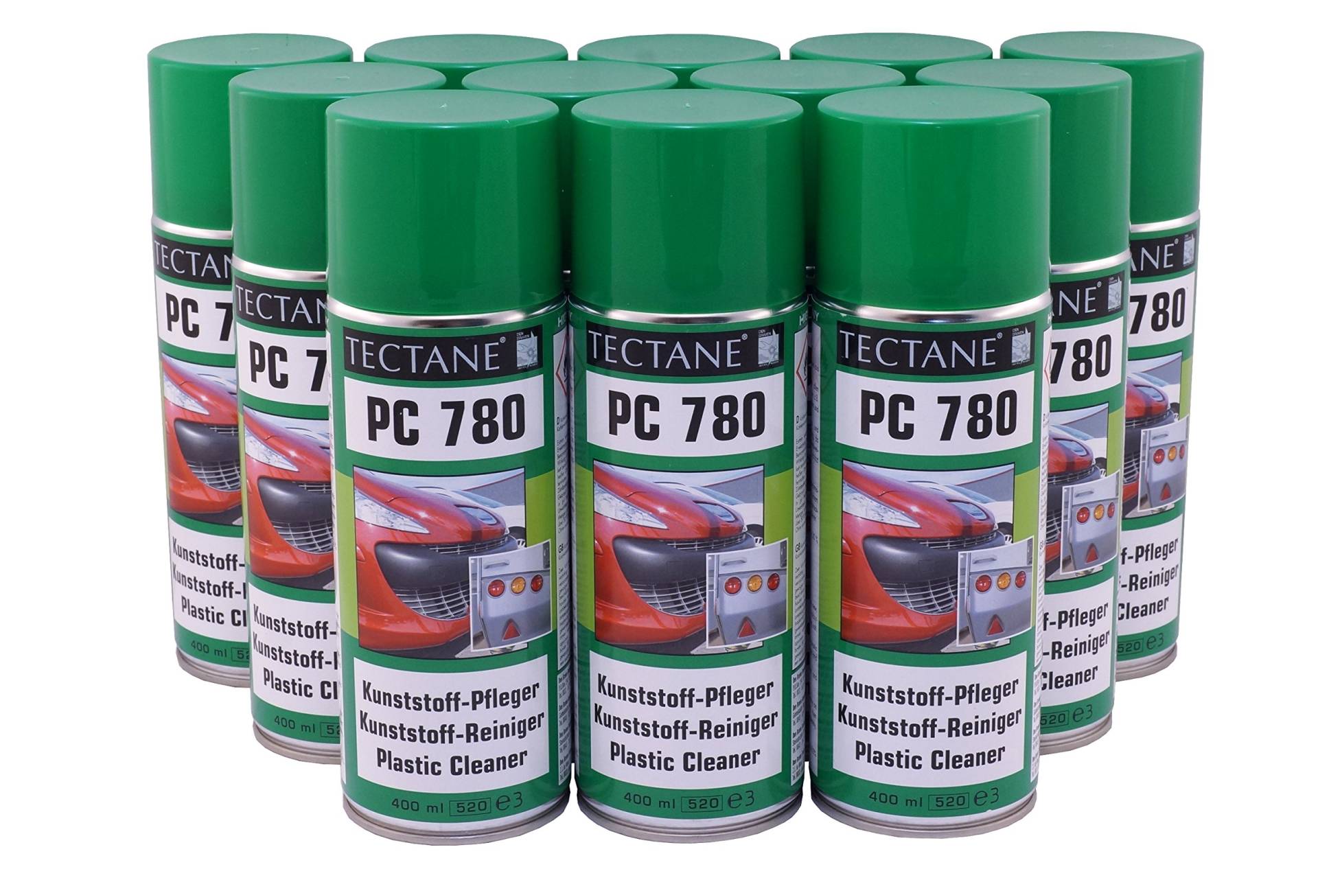 TECTANE Kunststoffpfleger Spray PC780 12x 400ml von TECTANE